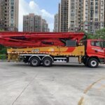 SYG5350THB 470C-10 47m Concrete Boom Pump Truck Peru