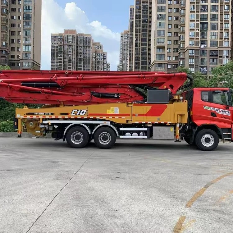 SYG5350THB 470C-10 47m Concrete Boom Pump Truck Peru