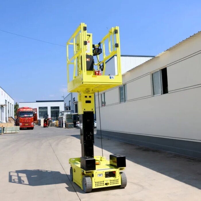 High Quality Electric Telescopic Aerial Work Lift Platform Indoor Sleeve Type Vertical Mast Lift for Warehouse - Image 4