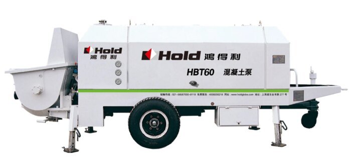 6 Ton Trailer Concrete Pump HBT60-13-132S High Performance - Image 2