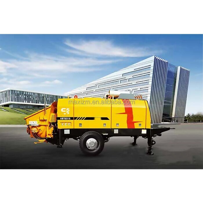 Diesel Concrete Trailer Pump HBT9028CH-5S for Sale - Image 6