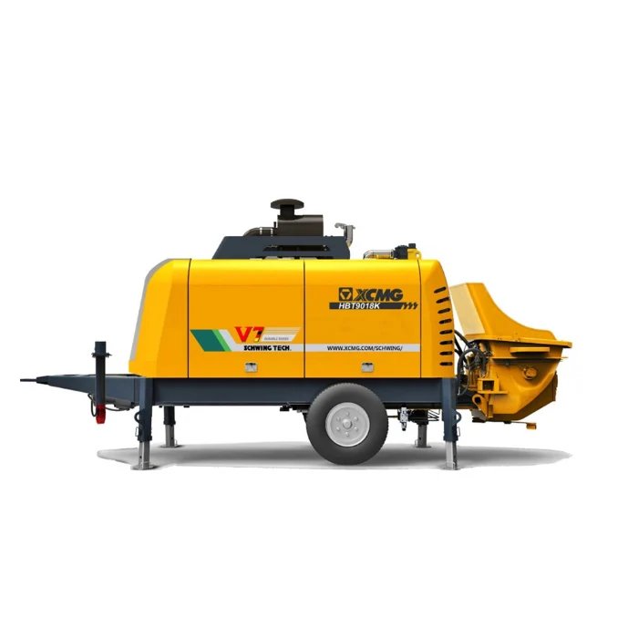 XCM-G HBT9018V Trailer Concrete Pump 115m3/h Cheap