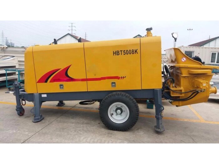 HBT5008C-6Y 55m3/h Diesel/Electric Trailer Concrete Pump - Image 4