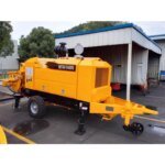 Hbt50.10.60RS 50m3/h Concrete Trailer Pumps Cheap Price