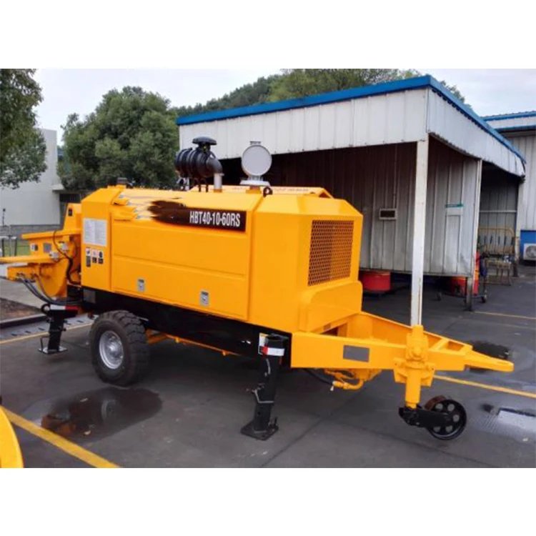 Hbt50.10.60RS 50m3/h Concrete Trailer Pumps Cheap Price