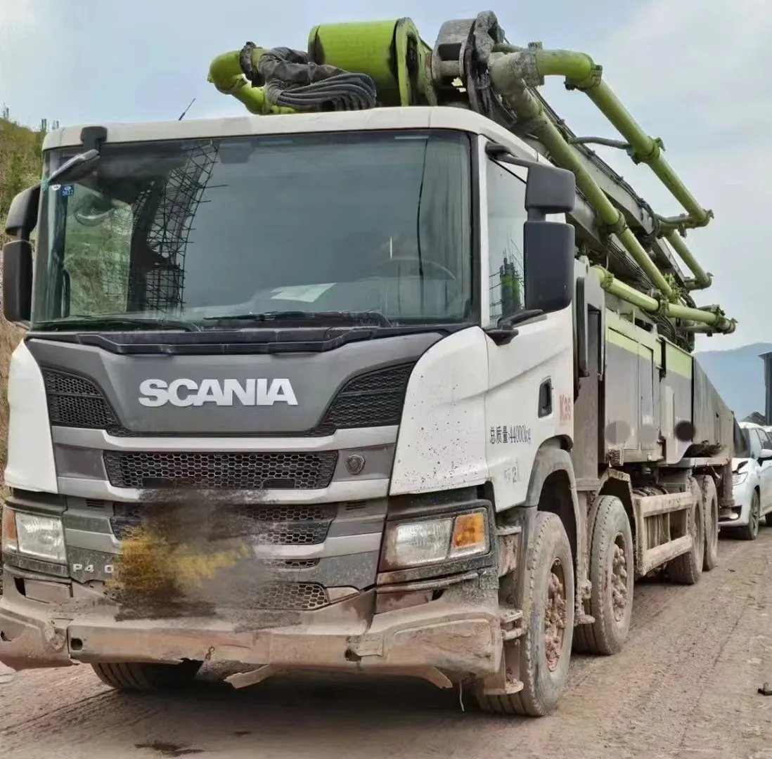 2020 Zoomlion 56m 8x4 Scanias Used Concrete Pump Truck