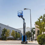 9.2m CE Self Propelled Electric JIB Telescopic Mast Lift