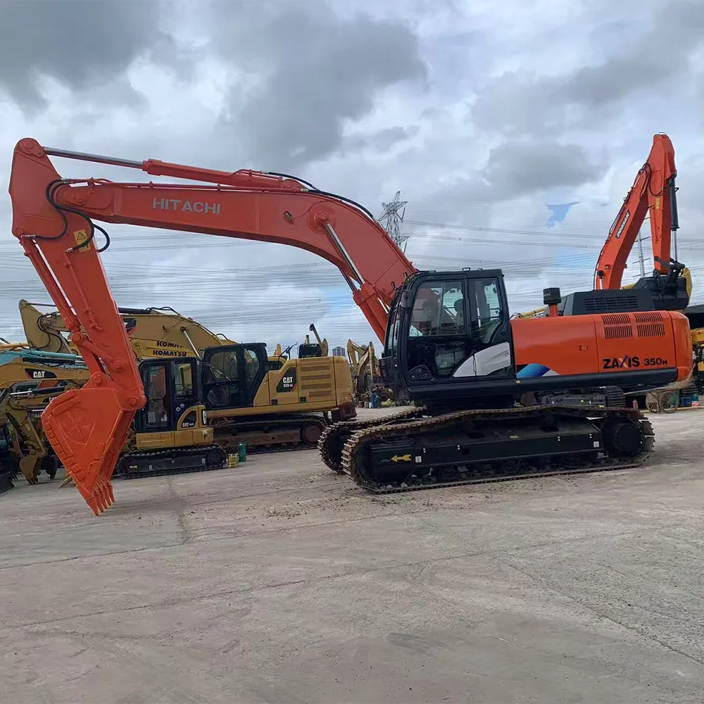H8871740f6dde445bb952b3b40d6a734au Used Hitachi ZX350 Excavator Japan Good Condition Sale - Image 1