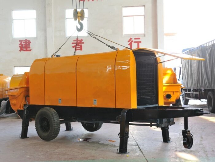 55m3/h HBT5008C-6Y Diesel Concrete Delivery Pump - Image 6