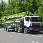 ZLJ5460THBKF 62m Concrete Pump Truck 180m3/h 6 Section Boom
