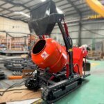 HAOHONG 300-500KG Track Small Mobile Concrete Mixing Truck - Image 3