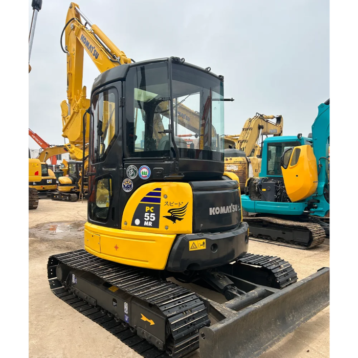 Used Komatsu PC55 Mini Hydraulic Crawler Excavator for Sale - Image 2