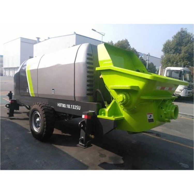 100m3/h Trailer Concrete Pump HBT100 Sale