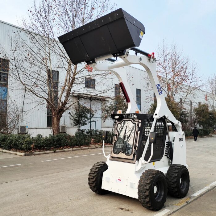 Diesel Mini Skid Steer Loader with Attachment 1 Year Warranty - Image 3