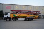 XS58 4 Axles 58m Concrete Boom Pump Truck Sitrak Chassis - Image 2