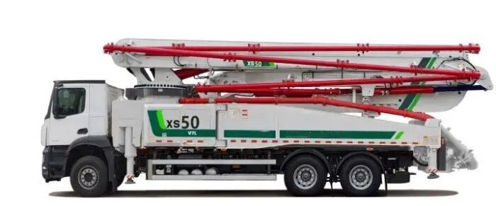 Concrete Pump Truck XS50 HB50V 50m 170m3/h 5 Section Boom - Image 6