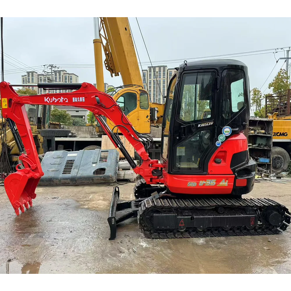 Used Kubota U35 Excavator Swing Boom Good Condition