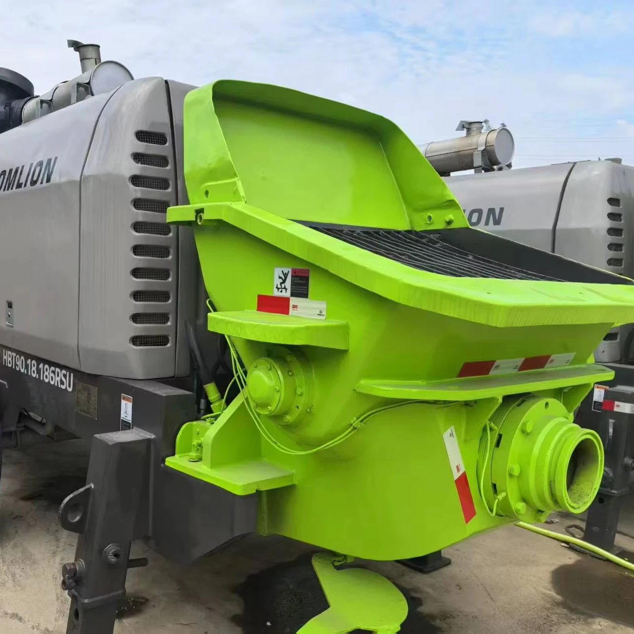 2021 Zoomlion 9018 Diesel Trailer Pump 93/54 M3/h 16km/h