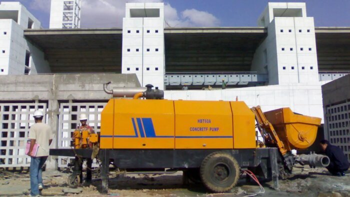 HBT5008C-6Y 55m3/h Trailer Concrete Pump Hot Sale - Image 4
