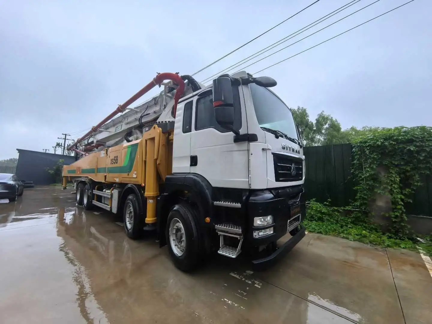 XS58 58m 6-Section Boom Concrete Pump Truck 170m3/h
