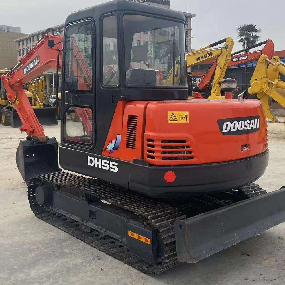 Used Doosan DH55 5.5T Mini Excavator Original Condition