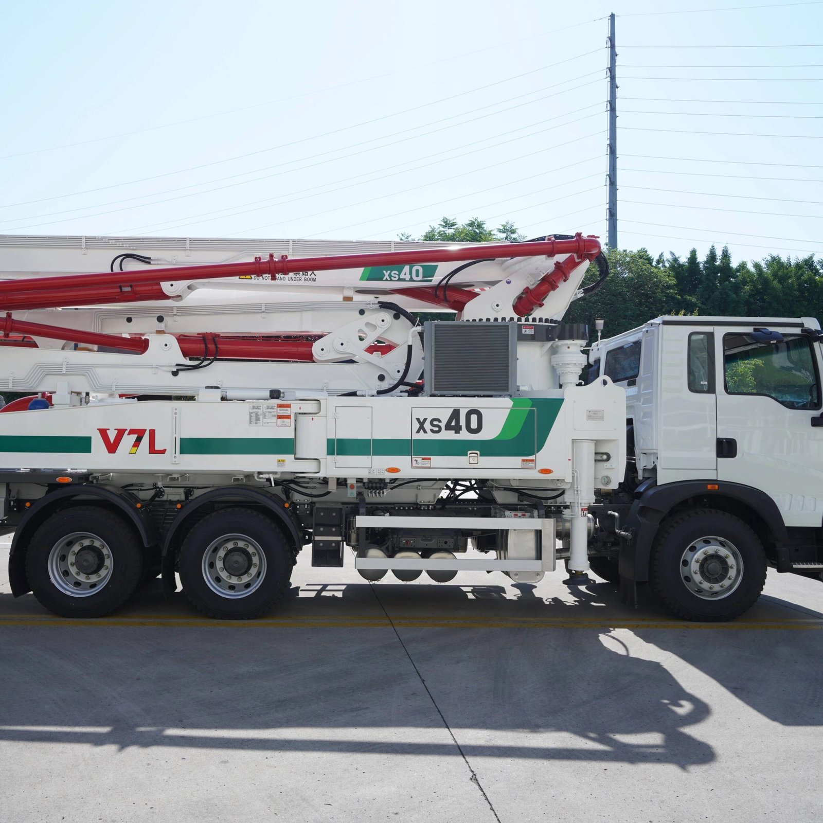 40m Concrete Pump Truck XS40 Hot Sale New Machine