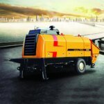 HBT5008C-6Y 55m3/h Concrete Pump Trailer 100m Pipe - Image 6