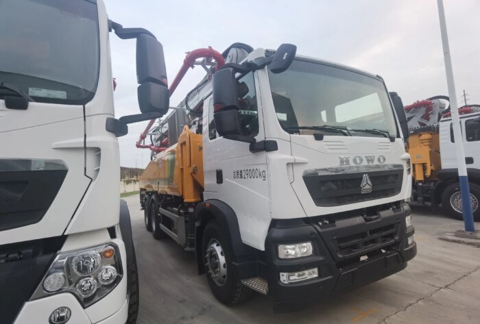 China 43m 290kw HB43V HB37V Truck Mounted Concrete Pump in Stock - Image 2