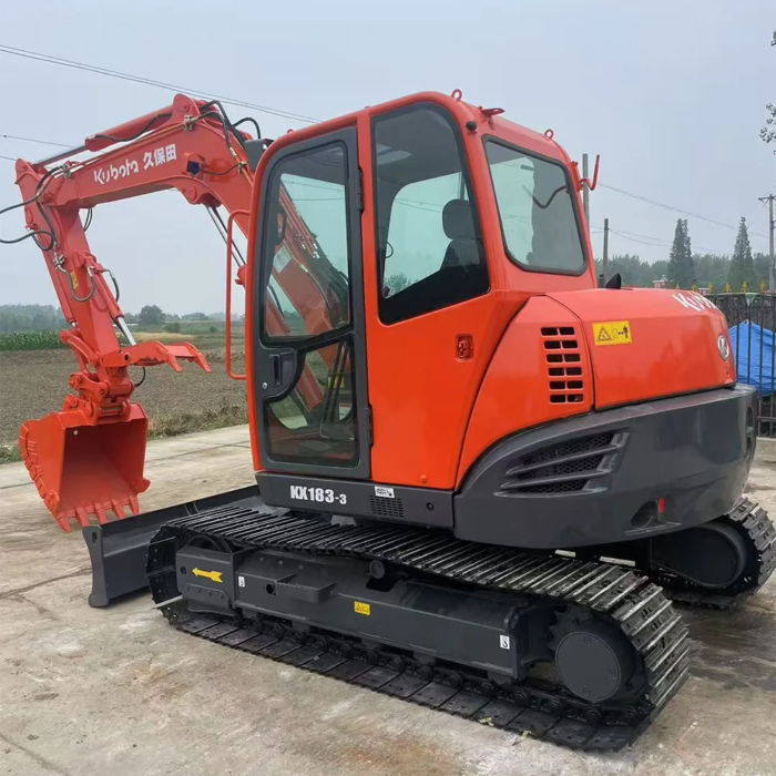 Used Kubota KX183 Mini Excavator Japan Good Condition - Image 3
