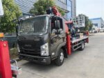 ISUZU 30m Telescopic Boom Lift Truck Euro 5 Anti-slip Platform - Image 2