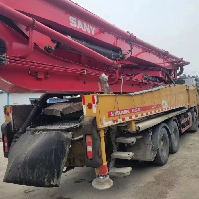 2020 SYMS449THBE 56m Concrete Pump Truck 313KW Diesel Engine - Image 3