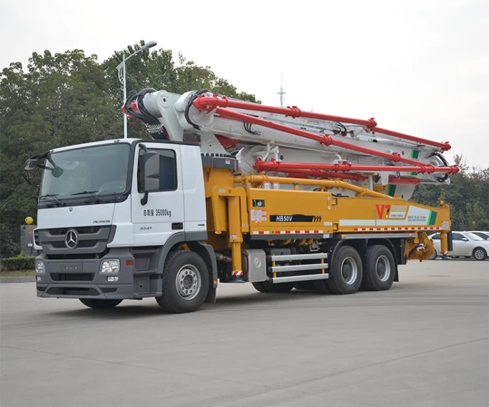 Concrete Pump Truck XS50 HB50V 50m 170m3/h 5 Section Boom - Image 2