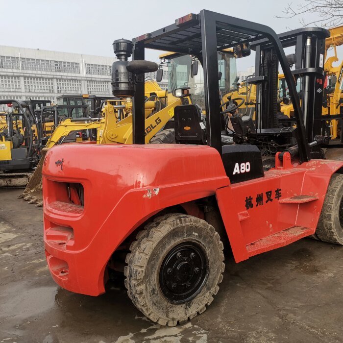 Used HANGCHA A80 Forklift 8000kg High Efficiency Low Price Hot Sale - Image 2