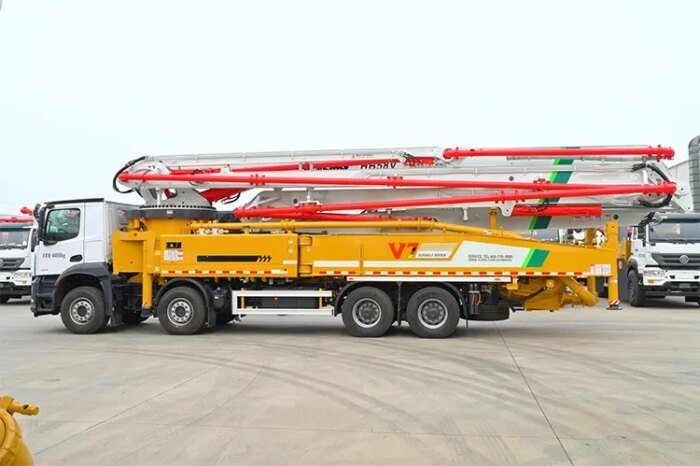 HB58V Truck Mounted Concrete Pump 180m3/h 58m Output - Image 6