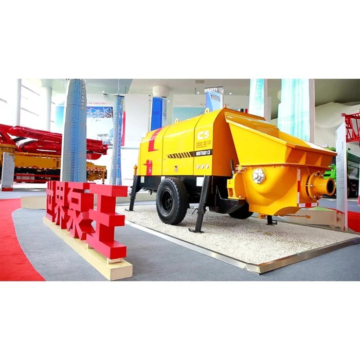 HBT5008C-6Y 55m3/h Concrete Pump Trailer 100m Pipe - Image 2