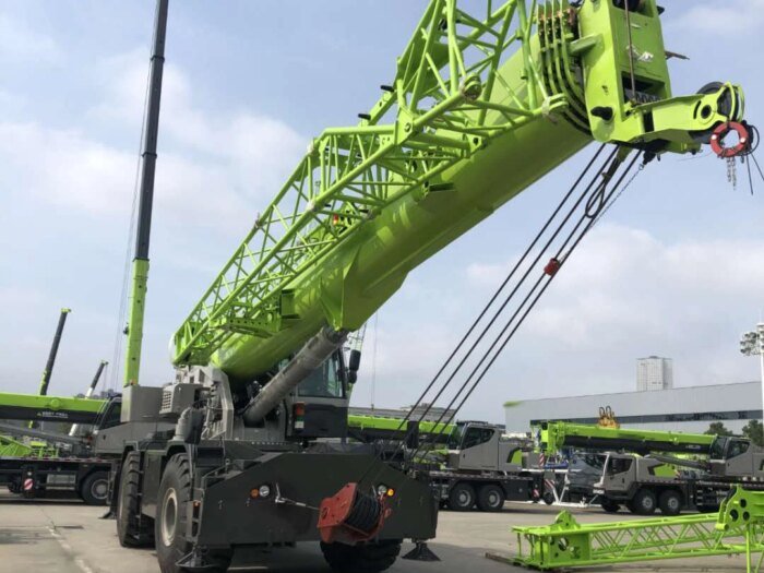 160tons Truck Crane STC160E Full Extended Lifting - Image 6
