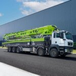 ZLJ5550THBKF 70X-6RZ 5 Axles 70m 6 Sections Concrete Boom Pump Truck