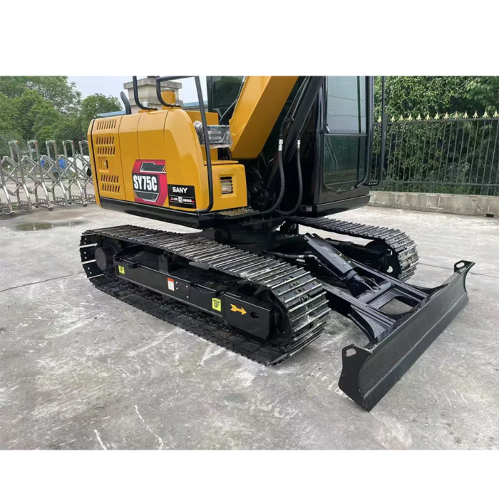 SANY SY75c Mini Crawler Excavator Used Construction Machinery - Image 4