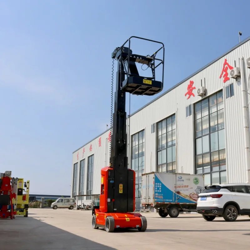 14m CE Self Propelled Electric Telescopic Vertical Mast Lift