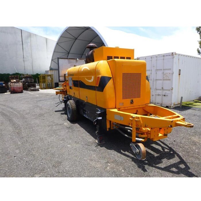 100m3/h Trailer Concrete Pump HBT100 Sale - Image 4