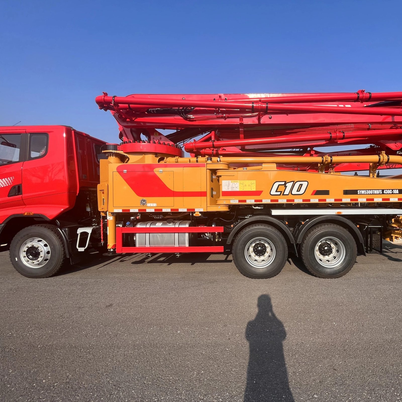 SYM5300THBFS 430C-10 Concrete Pump Truck 43m 120m3/h