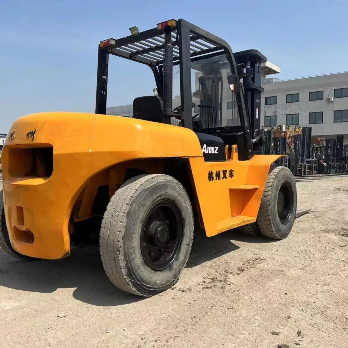 Used HANGCHA A100Z 10 Ton Forklift High Efficiency Low Price - Image 4