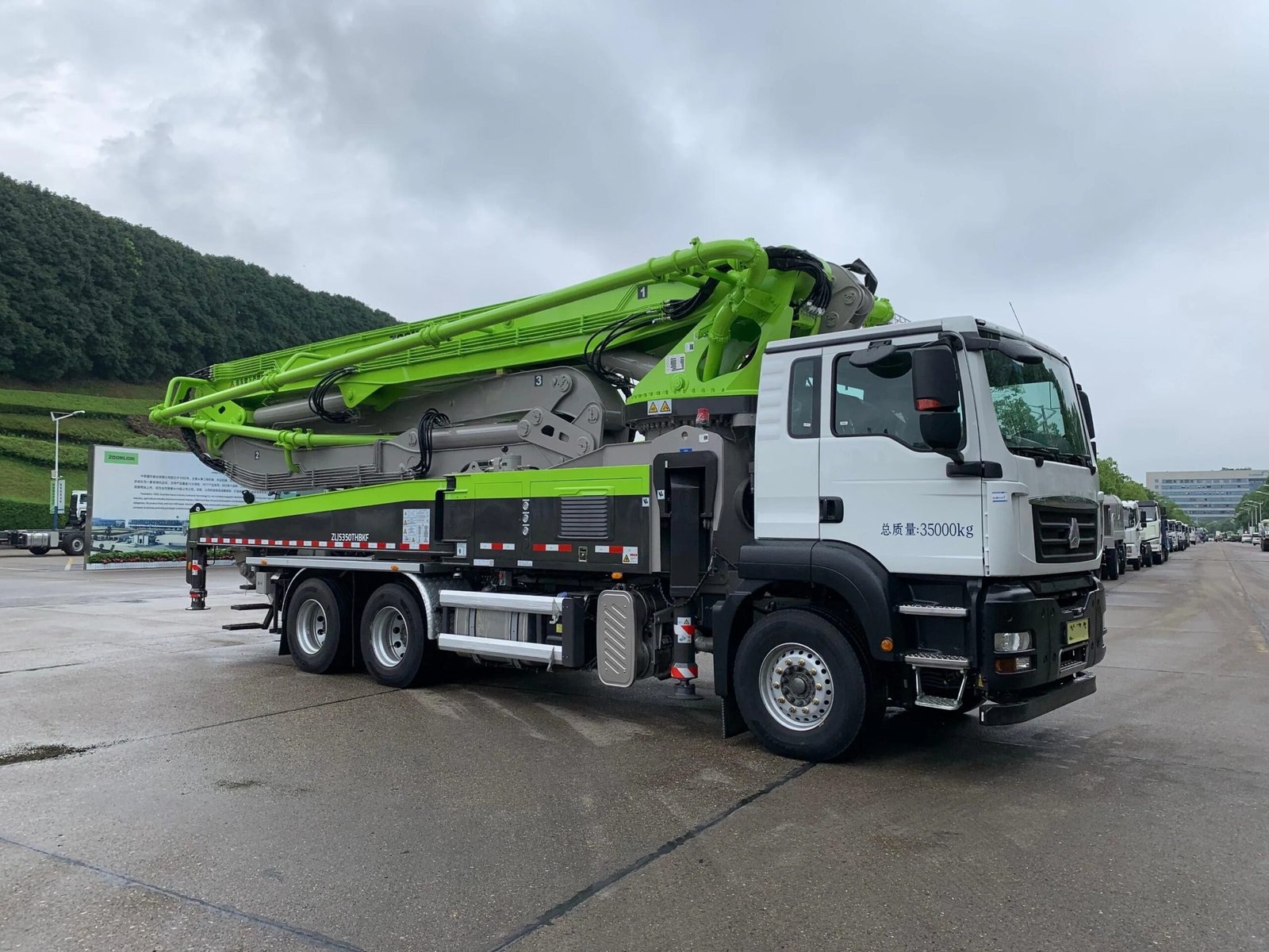 ZLJ5360THBEF 50X-6RZ 50m 3 Axle Concrete Pump Truck 170m3/h