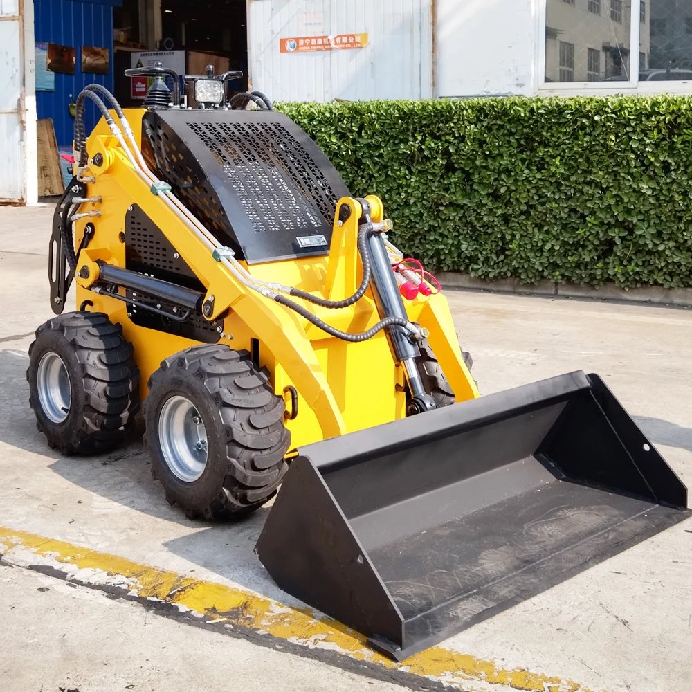 China Mini Skid Steer Loader 0.9-1.6 Ton CE/EPA Huade Engine