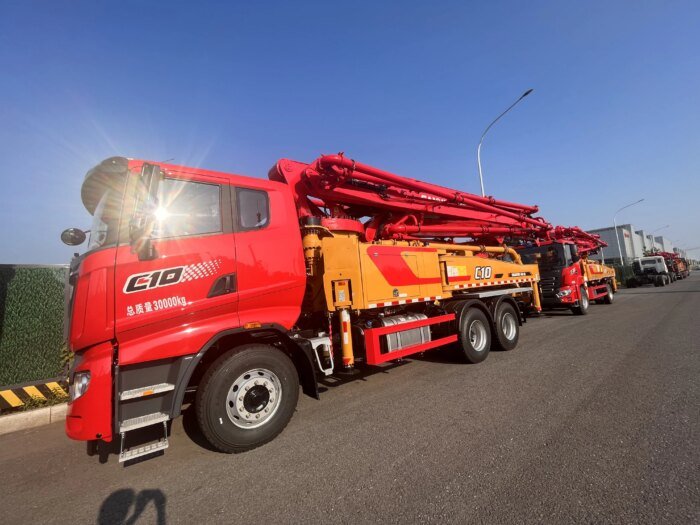 43m SYM5300THBFS 430C-10 Concrete Boom Pump Truck Peru - Image 6