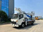 HOWO 31m Telescopic Boom Lift Truck Euro 5 Anti-slip Platform - Image 4