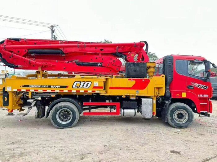 Used Sany 32m 6-Cylinder Diesel Soil Pump Truck 120m/h 2023 - Image 4