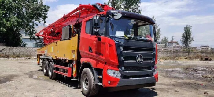 SYG5350THB 470C-10 47m Concrete Boom Pump Truck Peru - Image 2