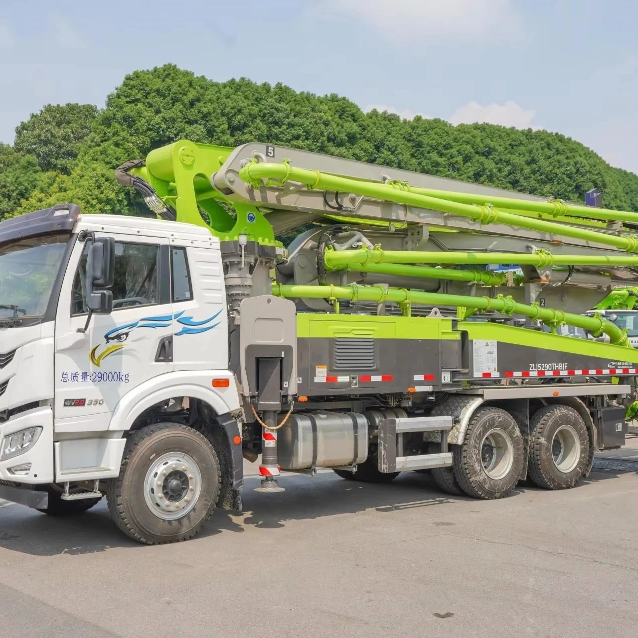 43m Concrete Pump Truck ZLJ5290THBJF 43X-5RZ Hot Sale