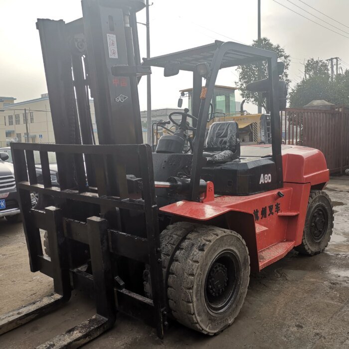 Used HANGCHA A80 Forklift 8000kg High Efficiency Low Price Hot Sale - Image 4